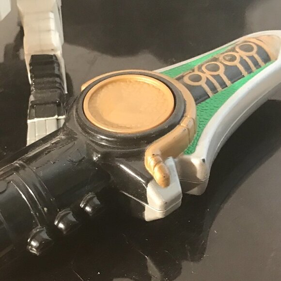 Power Rangers White Ranger Tiger Zord Green Ranger Dragon Dagger Toy Bundle - Picture 4 of 7